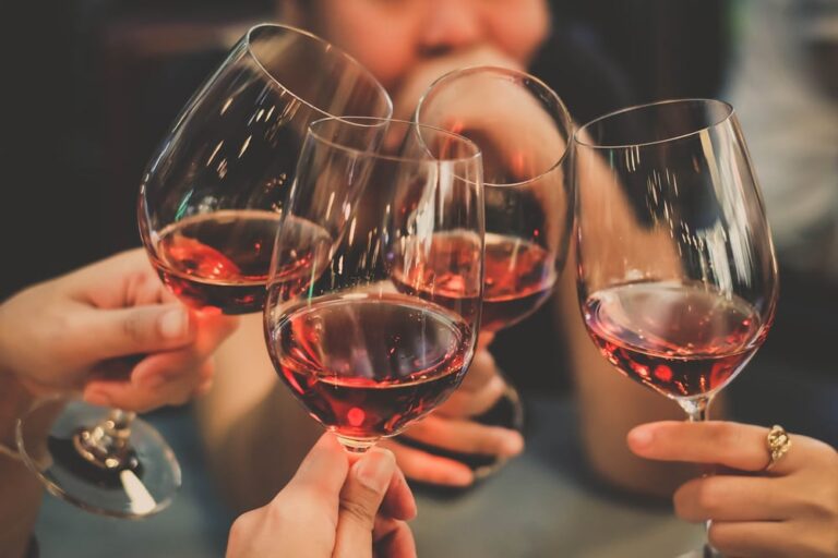 Wine with friends
