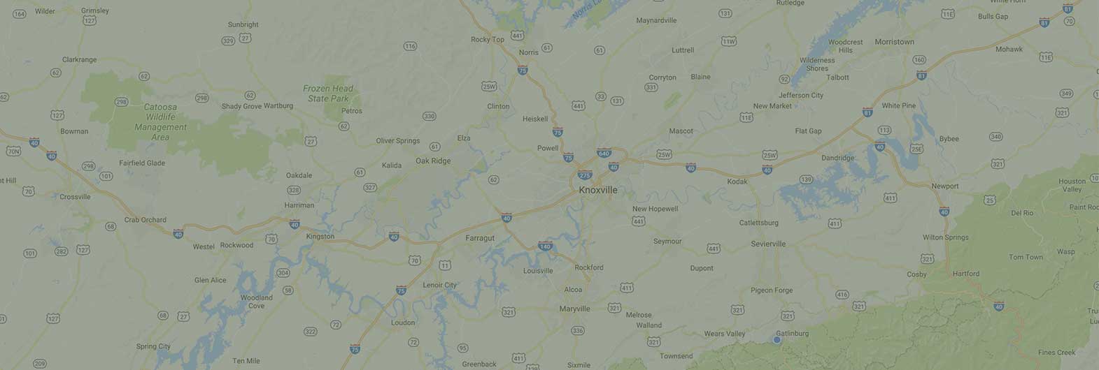 east Tennessee map