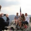 Family enjoying the views of the Cumberland Mountains