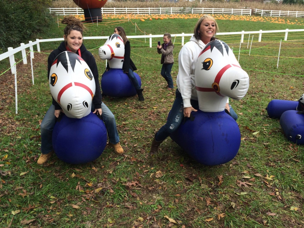 Pony Hop races at Ole Smoky Farm