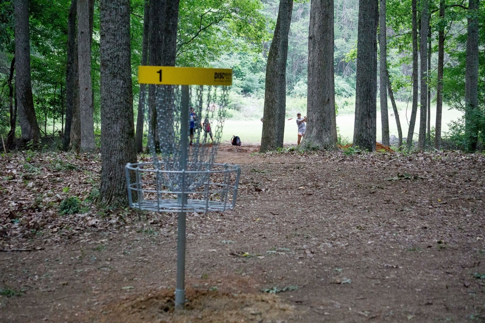 Hole 1 at the Panther Creek Course.