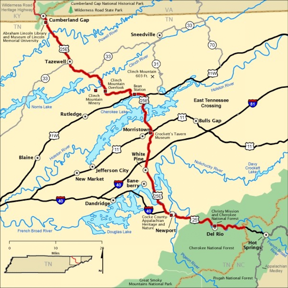 East TN Crossing National Scenic Byway