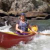 woman canoeing at big south fork