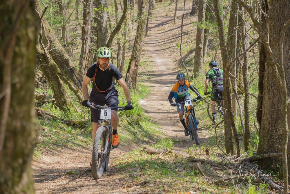 Mountain biking at Panther Creek