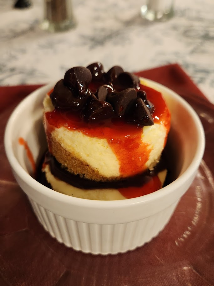 Raspberry Dark Chocolate Cheesecake - East Tennessee Vacations